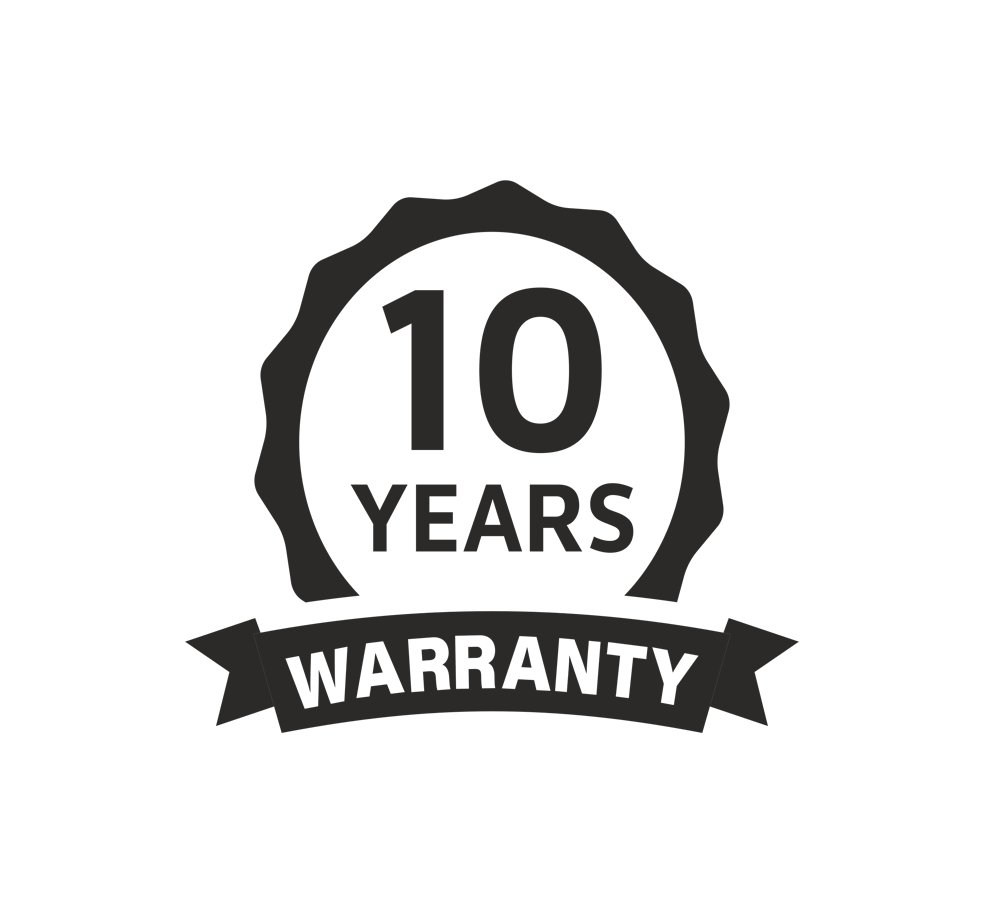 10 Years Warranty