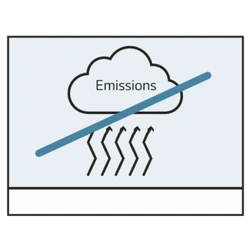 Free of emissions, formaldehyde and nanoparticles